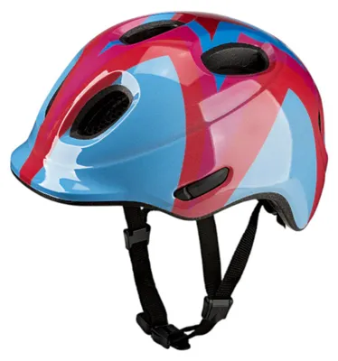 Produktbild von KED Meggy Spark Kinderfahrradhelm, Inmold, 360° Verstellsystem, Reflektoren, Insektenschutznetz, Leicht, Verstellbar, Germany : blue red : S (45-50 cm)