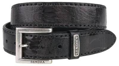 Produktbild von Sendra Straußenleder Gürtel 1016 Anthrazit