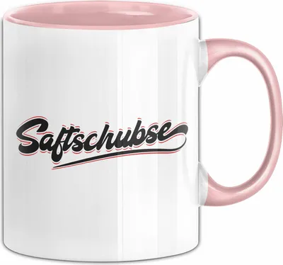 Produktbild von Saftschubse Stewardess Tasse Geschenk Lustiger Spruch Flugbegleiterin (Rosa)