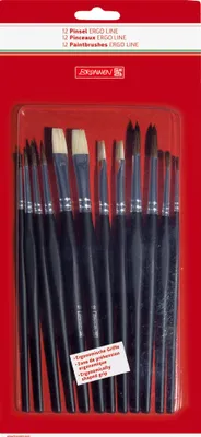 Immagine prodotto di 12XBRUNNEN 104893001 Pinsel-Set 12-tlg.