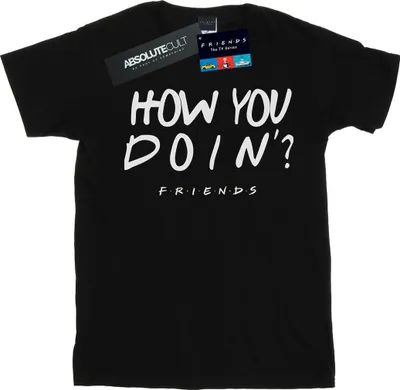 Produktbild von Friends - "How You Doin?" T-Shirt für Damen BI48072 (L) (Schwarz)
