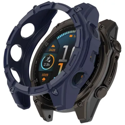 Produktbild von Smartwatch TPU Hülle für Garmin Quatix 8 51mm AMOLED Gehäuse Stoßfest Blau
