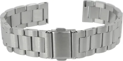 Produktbild von Minott > Uhrenarmband 16mm massiv Easy-Click > Edelstahl silberfarben , Stegbreite:16mm