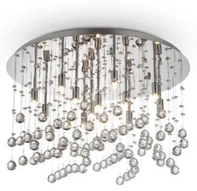 Obrázek produktu pro Stropné svietidlo Ideal lux 077802 MOONLIGHT PL12 CROMO 12xG9 40W