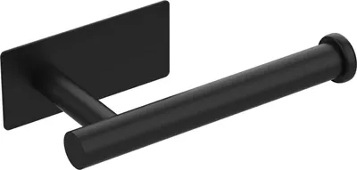 Produktbild von Ibergrif MK34052B - Selbstklebender Toilettenpapierhalter, klopapierhalter WC Ohne Bohren, Toilettenpapier Halterung, Edelstahl, Einheitsgröße, Schwarz