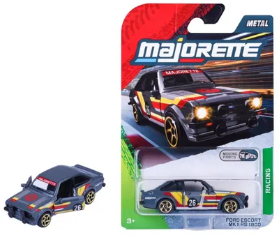 Produktbild von Majorette 8504000000Q03 - 1/64 - Racing Ford Escort MKII RS 1800, bunt - Neu