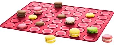 Image de Lurch Flexiform Backmatte Macaron 38x30cm rubis