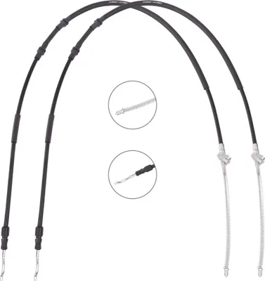Produktbild von RIDEX Handbremsseil Seilzug Feststellbremse für VW Amarok Pickup (2HA, 2HB, S1B, S6B, S7A, S7B) Hinten Links Hinten Rechts 124C1346