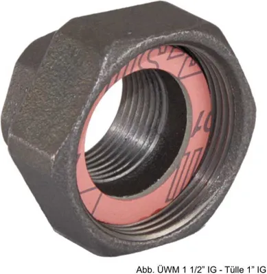 Produktbild von Resideo STU 32, Überwurfmutter 2" mit Gewindetülle 1 1/4"