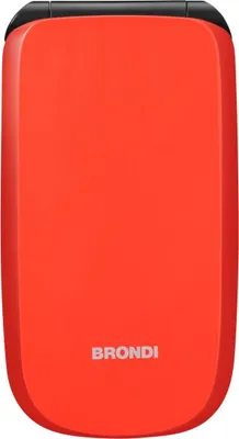Immagine prodotto di Brondi Raptor Telefono per Anziani Dual SIM 2.8" Clamshell Nero e Arancione
