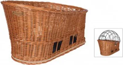 Zdjęcie produktu dla Basil Pasja, Tylne, Kosz rowerowy, Drewno, 30 l, 10 kg, 450 mm
