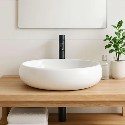 Zdjęcie produktu dla Umywalka ceramiczna łazienkowa Paula Natasha 590x410x160 mm