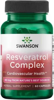 Produktbild von Resveratrol-Komplex 60 Kapseln Swanson Health Products