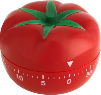 Produktbild von TFA-Dostmann Tomato, Mechanischer Küchentimer, Rot, 60 min, Kunststoff, 6,4 cm, 49 mm