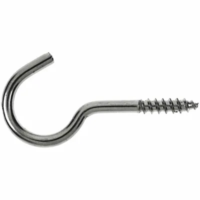 Produktbild von SB Schraubhaken 3,3x50mm gebogen, verzinkt, Inhalt: 6 Stück