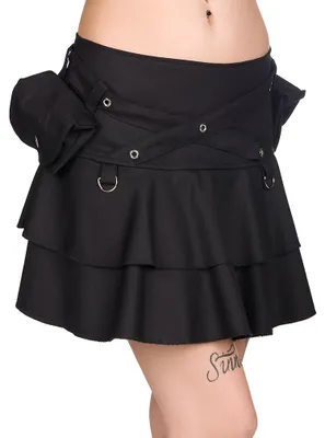 Produktbild von Black Pistol Minirock - Pocket Mini Denim L