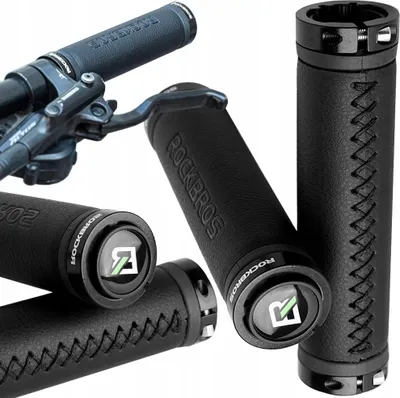 Produktbild von Rockbros Mikrofaser-Fahrradlenker - Schwarz