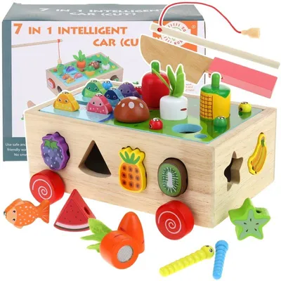 Zdjęcie produktu dla Gra Montessori w sortowanie marchewek z warzywami