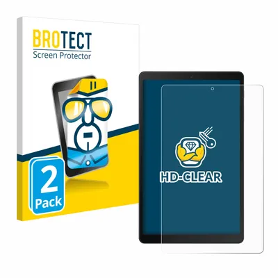 Produktbild von 2x Für Samsung Galaxy Tab A 10.1 WiFi 2019 Schutzfolie BROTECT Displayschutz Display Schutz Folie Klar Transparent