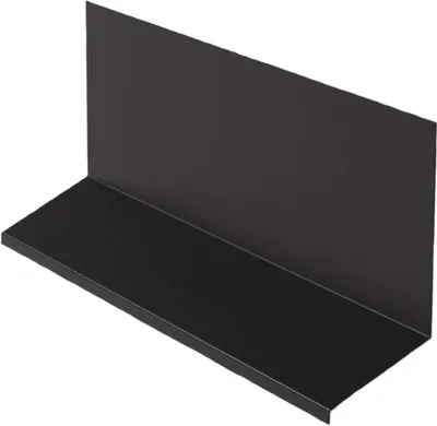 Obrázok produktu pre Vrchný lem pre kombináciu s krycou lištou RŠ 200, 3 bm, lakovaný zinok, tmavohnedá RAL 8019