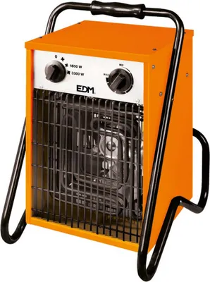 Imagen del producto de Calentador industrial Edm 7097 de 3300W, color naranja, talla única / Enchufe europeo, color naranja, talla única