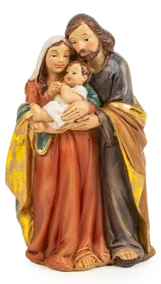 Produktbild von Heilige Familie - Weihnachtsfigur Krippe 10 cm Weihnachtsdekoration