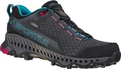 Schwarz-pinke Wanderschuhe für Damen "Spire Woman Gtx" von La Sportiva mit rutschfester Sohle.