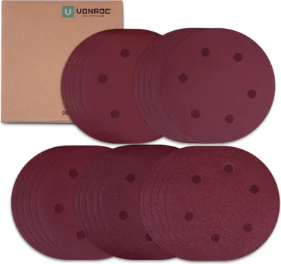 Produktbild von Vonroc Schleifpapierset 25-teilig - Universal - Für Wand- / Deckenschleifer