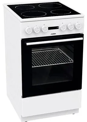 Obrázok produktu pre Mora C 2240 CW, Voľne stojaci sporák, Biela, Otočné, Biela, Horné predné, Spodok