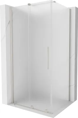 Image de Cabine de douche Mexen Velar 100x120 cm, nickel mat, verre 8mm