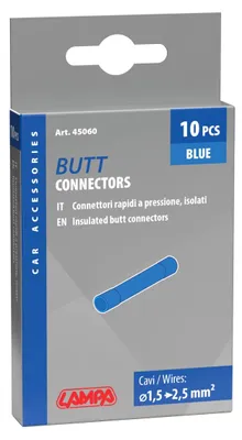 Image de 10 connecteurs rapides à pression - Bleu