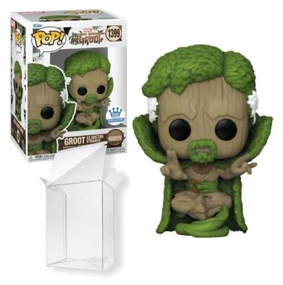 Produktbild von Funko Pop! Marvel: We are Groot - Groot as Doctor Strange #1399 [Funko Exclusive]