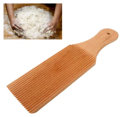 Produktbild von Gnocchi-Brett aus Buche, Nudelbrett und Gnocchi-Roller, Nudelzubehör und Werkzeuge