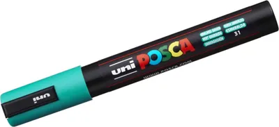 Produktbild von POSCA - POSCA PC5M M Moragd Green | 1 Stück | 6 Stück