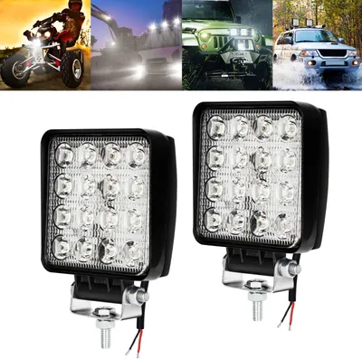 Obrázok produktu pre TolleTour TolleTour 2 kusy 48W LED pracovné svetlo offroad pracovné svetlo 10V-30V spätné svetlo pomocné svetlomety pre traktory motorové vozidlá bagre