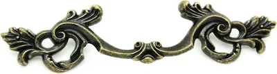 5x Möbelgriff, Schubladengriff, Schrankgriff, Retro Antikdesign 17,6 x 4,5 cm