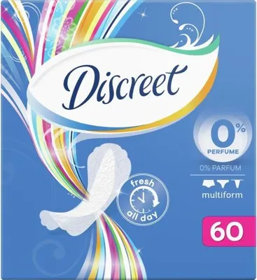 Obrázok produktu pre Hygienické vložky Discreet Air, 60 kusov