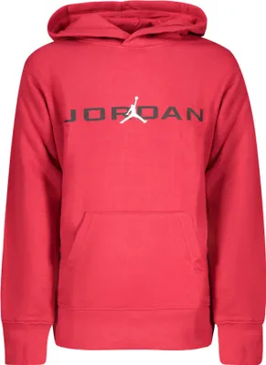 Produktbild von Rotes Kinder-Sweatshirt mit Kapuze und Kängurutasche - Gefüttert