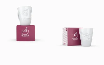 Produktbild von Fiftyeight Henkelbecher-Set 2-tlg. 350 ml Nr 007 weiß Kaffeebecher Mug