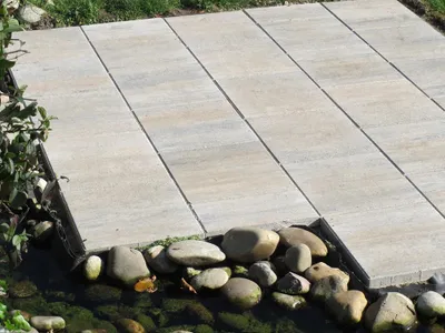Produktbild von Diephaus Betonwerk GmbH Terrassenplatte Via Muschelkalk