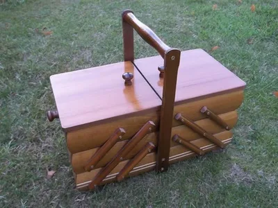 Imagen del producto de Cesta para costura, cesta para manualidades de Korbhaus Gesthüsen