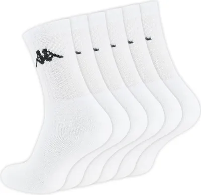 Produktbild von Kappa Sportsocken, Tennissocken 6 Paar 43-46 weiß