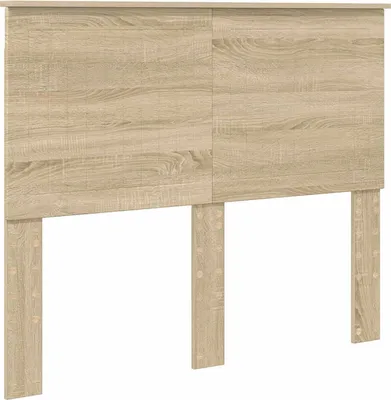 Produktbild von vidaXL Kopfteil mit Kopfteil Sonoma-Eiche 120 cm Holzwerkstoff