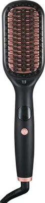 Immagine prodotto di INF Spazzola Elettrica Lisciante Ionica 2 in 1 con Temperatura Regolabile Nero