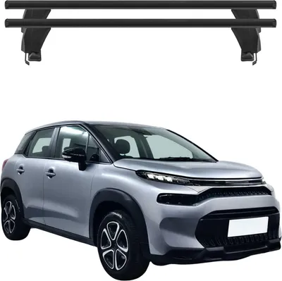 Obrázok produktu pre Základňa strešného nosiča Menabo pre Citroen C3 Aircross 2017-2024 hliníková čierna 2ks