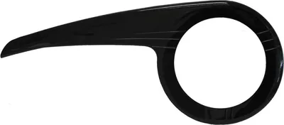 Image de Garde-chaîne Hebie 0360 E1 1 aile 42 dents 210 mm pour dérailleur, noir