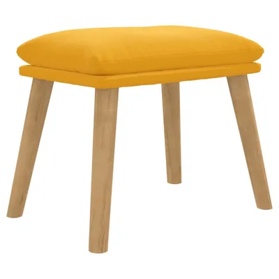 Obrázek produktu pro vidaXL Podnožka hořčicově žlutá 45x29,5x35 cm Velvet