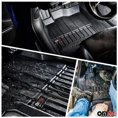 Produktbild von OMAC Fußmatten & Kofferraumwanne Set für Hyundai i30 2011-2017 Gummi Schwarz 4x