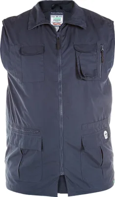 Obrázok produktu pre Pánska multifunkčná vesta Enzo s vreckami, kráľovská veľkosť DC200 (7XL) (námornícka modrá)