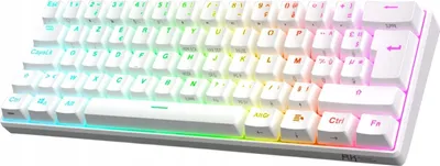Zdjęcie produktu dla Rk61 Klawiatura Mechaniczna 60% Azerty Rgb Bezprzewodowa Red Switch